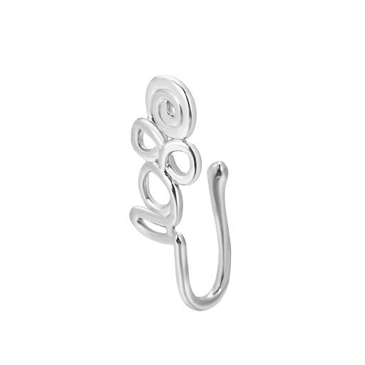 Title 33, Non-pierced U-shaped Nose Clip Copper Inlaid Zi...