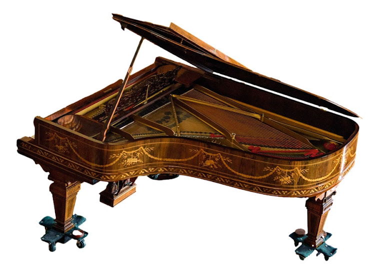 Storied history: The 1902 Steinway piano with intricately inlaid rosewood case