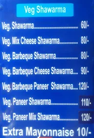 Alif Arabian Shawarma menu 1