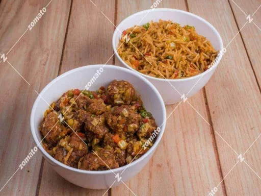 Manchurian Dry + Schezwan Rice