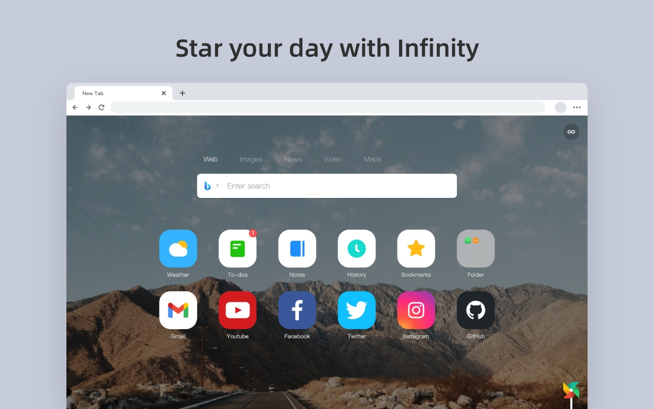 Infinity New Tab Preview image 3