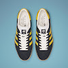 adidas × gucci men’s gazelle core black/yellow/core black