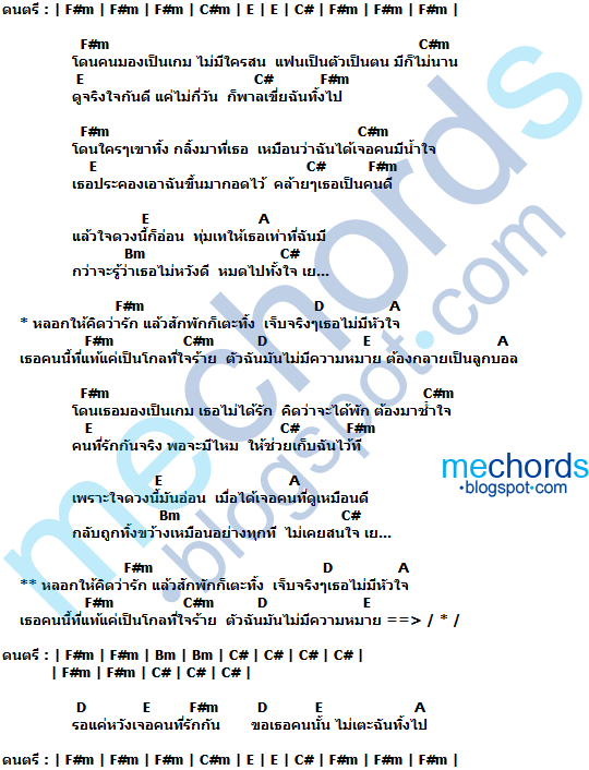 คอร์ดเพลง-ลูกบอล-Labanoon