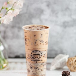 Hot Milk Tea with Oreo & Puff Cream