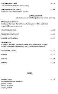 Marination Restaurant menu 5