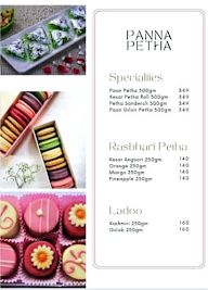 Panna Petha menu 1