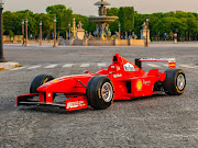 This car won all four of the Grands Prix it contested in 1998 with Schumacher at the wheel. 