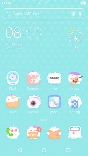 CandyFloss : DU Launcher Theme