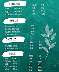 Swaad Mahal Mini Cart menu 1