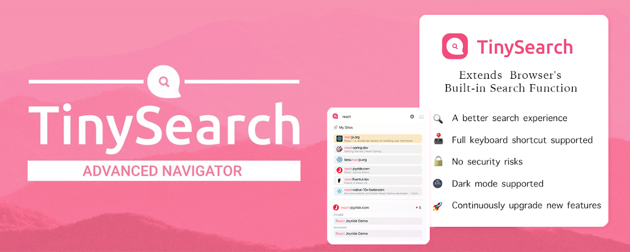 TinySearch - Advanced Navigator Preview image 1