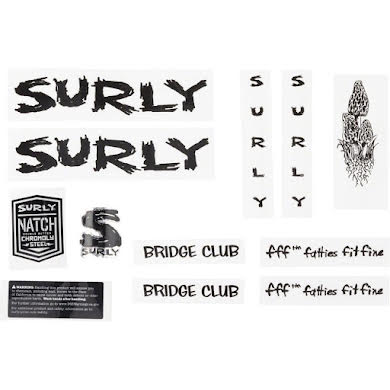 Surly Bridge Club Frame Decal Set