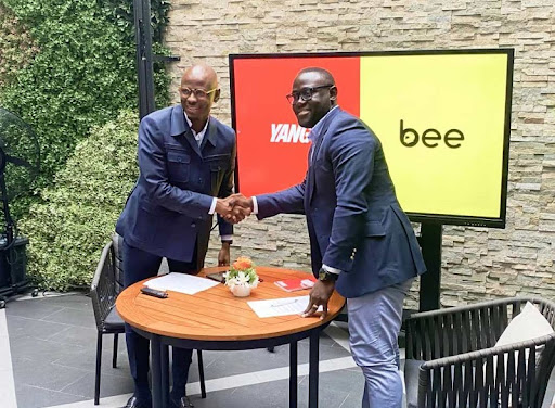 Patrick Timani, CEO/Co-founder of Bee Group, and Didier Theze, Cameroon Country Manager at Yango.