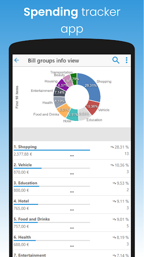 Screenshot Home Income & Expense Manager