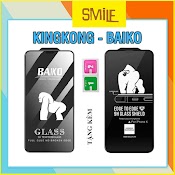 Kính Cường Lực Iphone Full Màn Kingkong Baiko 6 6Plus 7 8 7Plus X Xsmax 11 12 13 Pro Max Promax Plus S 11Promax 12 Proma