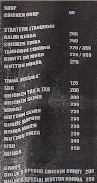Gullu's menu 1