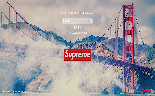 Supreme Wallpapers Supreme New Tab HD