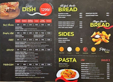 Chicago Pizza menu 