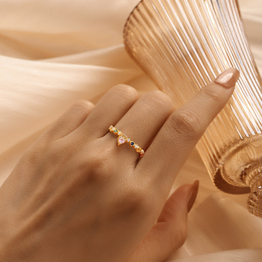 Title 16, S925 Open Silver Ring Personality Simplicity. A...