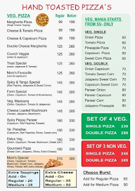 Mom's Pizza menu 1