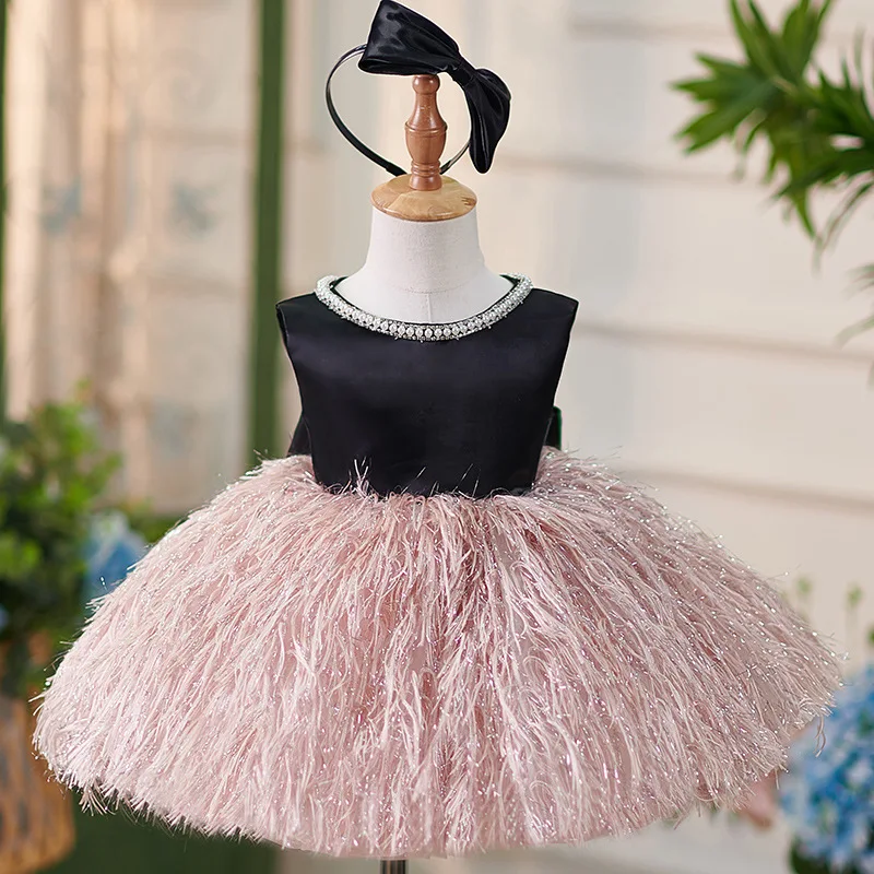 Robe Annuelle Enfant Fille Luxe Léger Française Bouffante Élégance et confort pour votre petite fille. Idéale pour les occasions spéciales.