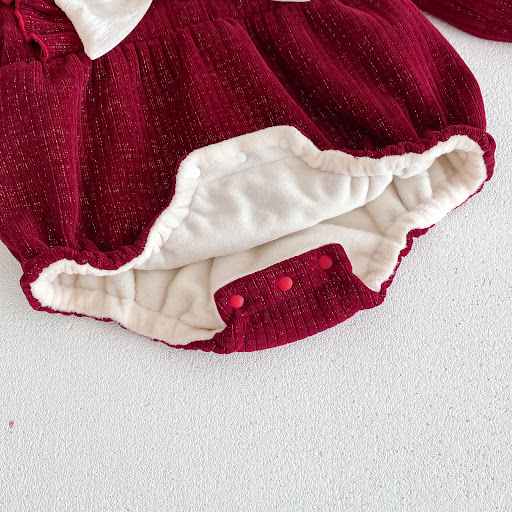 Title 16, Fleece-lined Jumpsuit Baby Girl Rompers, cozy a...