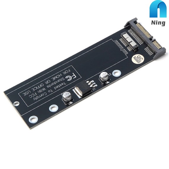 Bảng Mạch Chuyển Đổi Ning Ssd Sang Sata 2011 2012 Cho Macbook Air & Pro Retina 7+17Pin & 6+12Pin Ssd