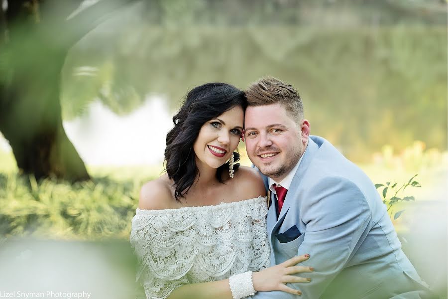 Wedding photographer Lizel Snyman (lizelsnyman). Photo of 1 January 2019