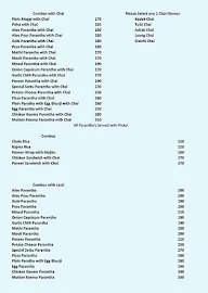 Parantha Junction menu 4