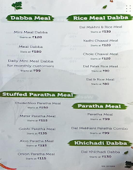 Dabba Garam menu 1