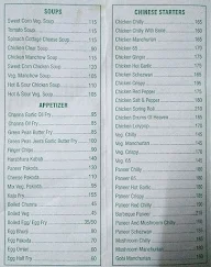 Anugraha Bar & Restaurant menu 5