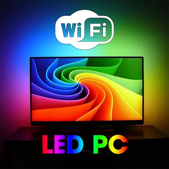 Đèn Led Ambilight Wifi Sáng Theo Màn Hình Máy Tính - 80 Hiệu Ứng Nháy Theo Nhạc - 40 Hiệu Ứng App Smartphone