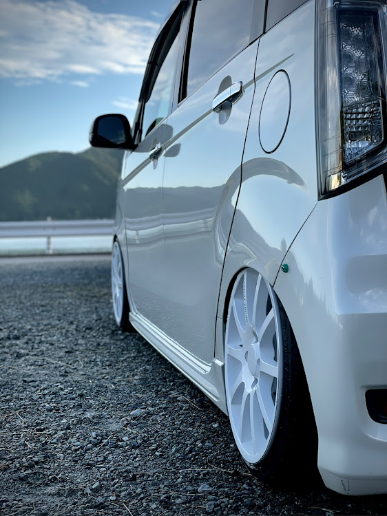 N-WGN カスタムのDIY・サンデーメカニック・車高調・手間がかかる・洗車完了に関するカスタム事例の投稿画像2枚目