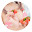 Strawberry Girl HD Photo New Tabs Theme