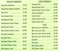 Krrish Food Mania And Sweet Mart menu 1