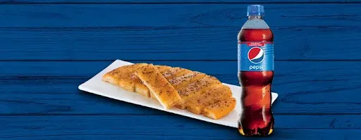 Garlic Breadsticks + Pepsi