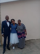 Nongcebo Khuzwayo with her parents