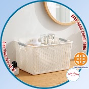 Rổ Đan Mây Đựng Đồ Đa Năng 3 Size Nhựa Việt Nhật (3415),Giỏ Đựng Quần Áo, Dụng Cụ Nhà Bếp - Br01262