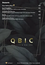 Qbic Cafe menu 5