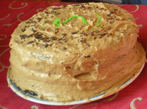 Gingerbread Cake as a birthday layer cake