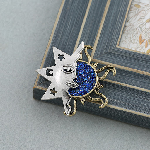 Title 3, Broche de sol, estrellas y cielo estrellado par...