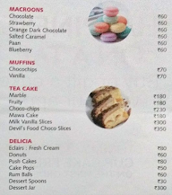 Cakes N Craft menu 2