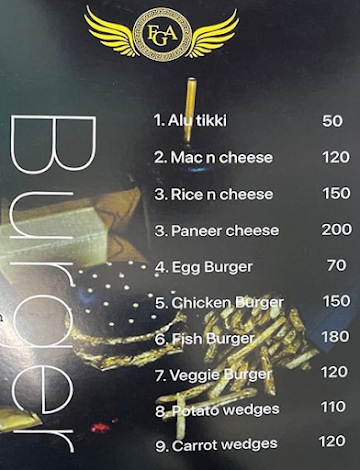 Auntys Cafe C Scheme menu 