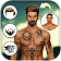 Man Tattoo & Hairstyle Editor icon