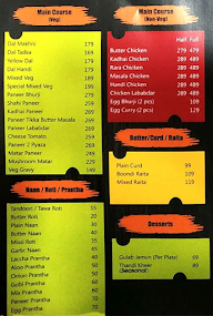 Owls Kitchen menu 1