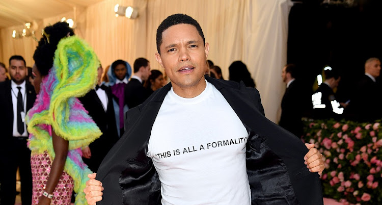 Trevor Noah wore a T-shirt to the Met Gala.