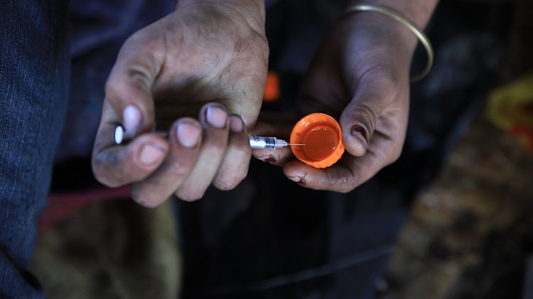 FILE PICTURE: Research has revealed that 45% of drug users in Tshwane who inject drugs are HIV-positive.