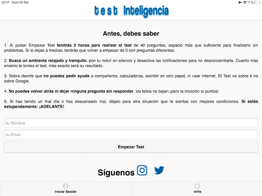 Test de Inteligencia, calcula tus capacidades