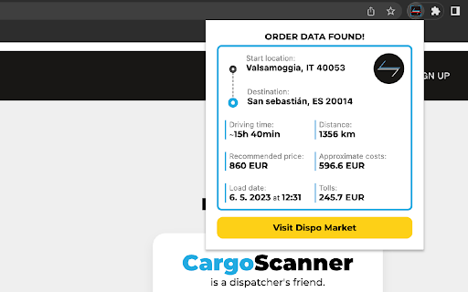 CargoScanner by Dispo Market