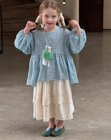 Blue For Children Doll Shirt Cute R - 3