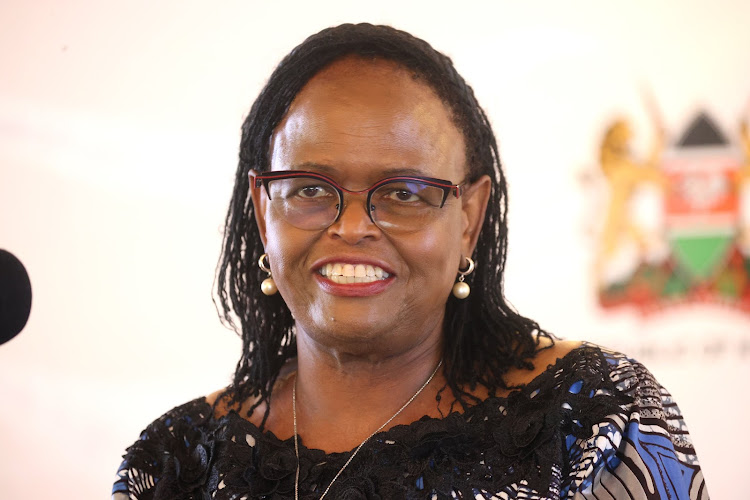 Chief Justice Martha Koome during the opening of the Judicial Dialogue on Adjudicating Transnational Organised Crimes and Illicit Financial Flows in Mombasa on October 3, 2023.